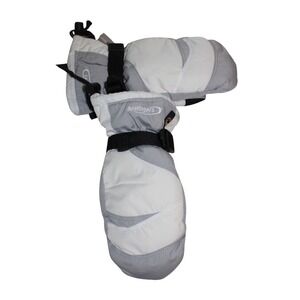 Hotfingers Womens Gloves White Gray Size Small